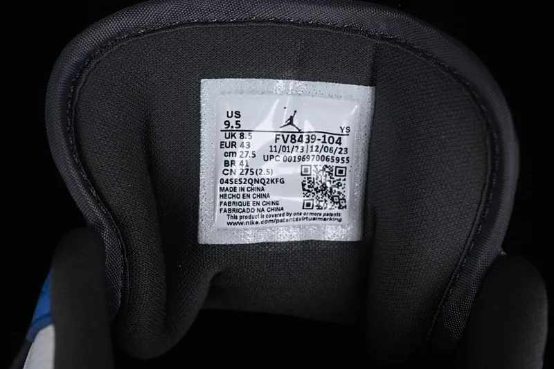 All categories Air Jordan Jordan series basketball shoes Air Jordan 1 Low Air Jordan 1 Low "Flight Vintage" AJ1 Joe 1 distressed white and blue FV8439-104